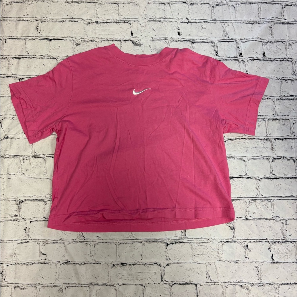 Nike Pink Girls Box T-Shirt